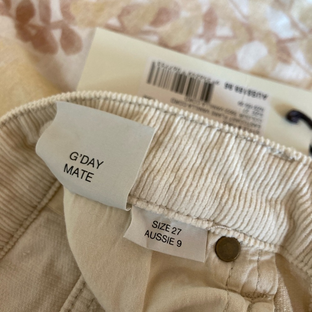 ROLLA'S Cream Eastcoast Flare Corduroy Pants - Picture 7 of 10